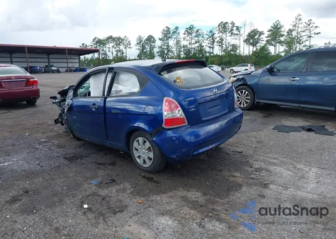 2007 Hyundai Accent Gs из США, поврежденный, VIN KMHCM36C57U001518